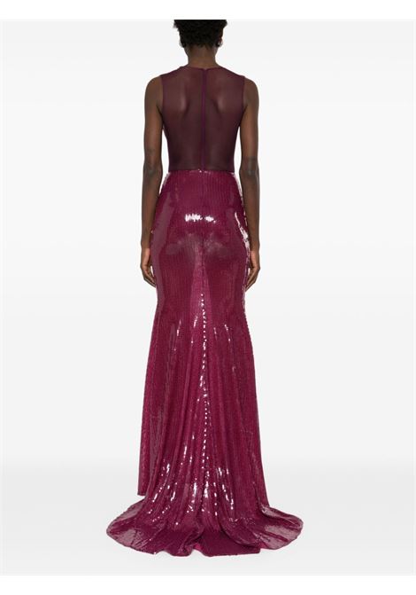 Abito da sera con paillettes in viola Alex perry - donna ALEX PERRY | D1438PLM